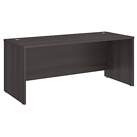 Bush Business Furniture Studio C 72"W Office Computer Desk, Storm Gray, Standard Delivery