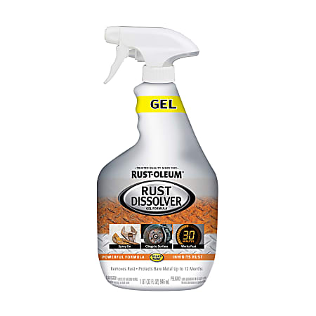 Rust-Oleum Rust Dissolver Spray, 32 Oz, Total Qty 1