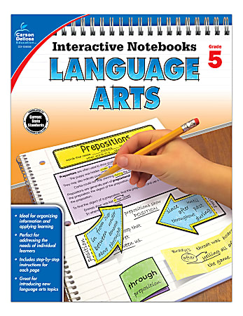 Carson-Dellosa Interactive Language Arts Notebook, Grade 5