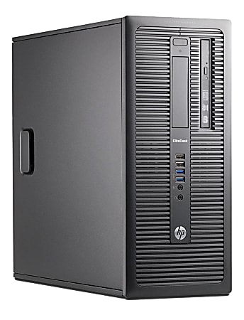 HP EliteDesk 800G1 Refurbished Desktop PC, 4th Gen Intel® Core™ i5, 16GB Memory, 240GB Solid State Drive, Windows® 10 Professional