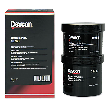 Devcon Titanium Putty, 1 lb Can