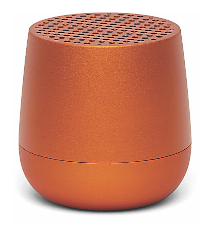 Lexon MINO+ LA125 Wirelessly Rechargeable Bluetooth Speaker, Orange