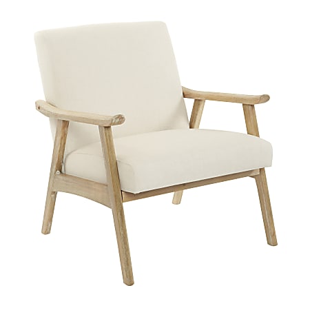 Ave Six Work Smart™ Weldon Chair, Linen/Light Brown