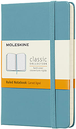 Moleskine Classic Hard Cover Notebook, 3-1/2" x 5-1/2",