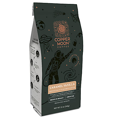 Copper Moon® Coffee Ground Coffee, Caramel Vanilla Blend,