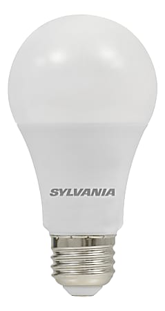 Sylvania A19 Dimmable 800 Lumens LED Bulbs, 9 Watt, 5000 Kelvin/Daylight, Pack Of 6 Bulbs