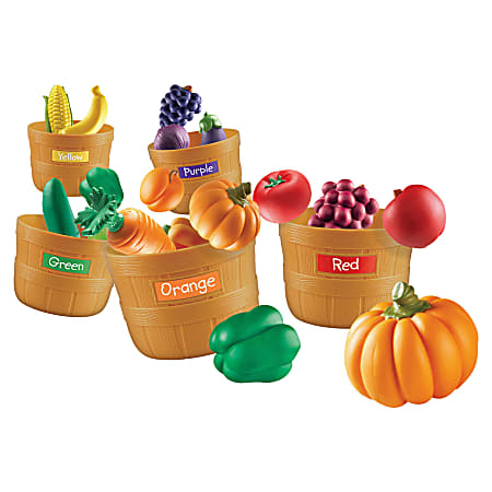 Learning Resources® Farmer's Market Color Sorting Set, Pre-K - Grade 3