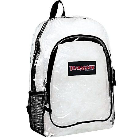 TrailMaker Clear Backpack Assorted Trim Colors