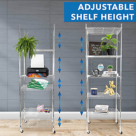 5 tier wire shelf cheap