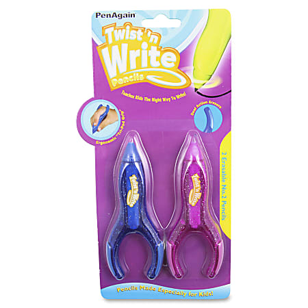 Assorted Color Baumgartens Twist/'n Write Pencil Pack of 4