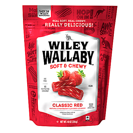 Wiley Wallaby Red Liquorice, 10 Oz Bag