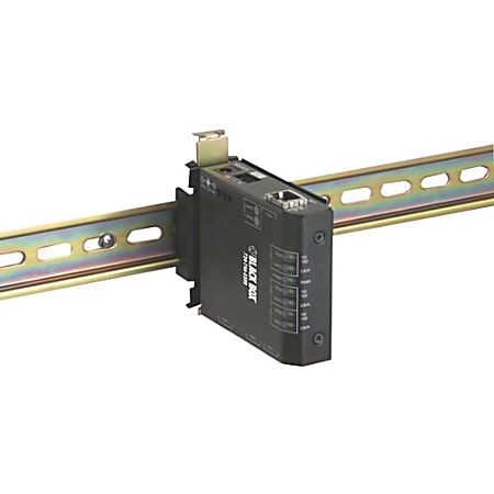 Black Box Fast Ethernet Extreme Temperature Switch - (2) 10/100-Mbps Copper RJ45, (1) 100-Mbps Multimode Fiber, 1300nm, 2km, ST, 24V D