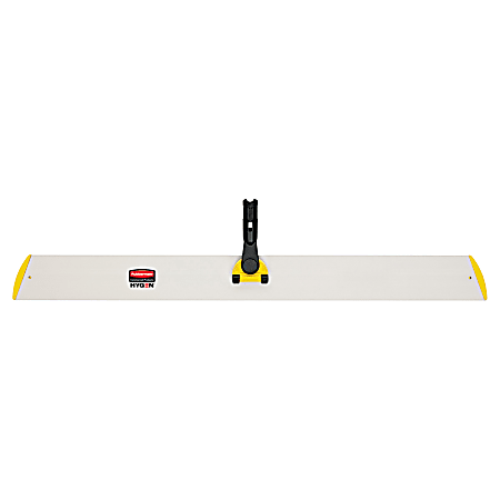 Rubbermaid® Commercial HYGEN™ Quick-Connect Single-Sided Mop Frame, 36 1/8" x 3 1/2", Yellow