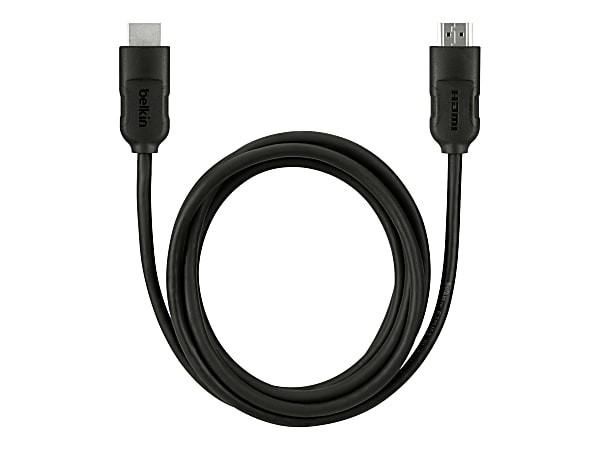 Belkin - High Speed - HDMI cable with Ethernet - HDMI male to HDMI male - 30 ft - black - for Belkin USB-C to HDMI + Charge Adapter