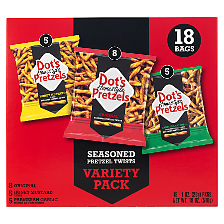 Dot's Variety Pack, 1 Oz, 20 Bags Per Pack