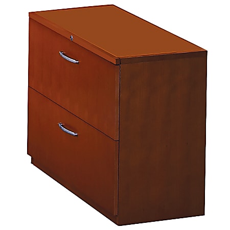 Mayline® Group Corsica Lateral File, Unfinished Top, 27 1/2"H x 36"W x 17"D, Sierra Cherry, Unfinished Top