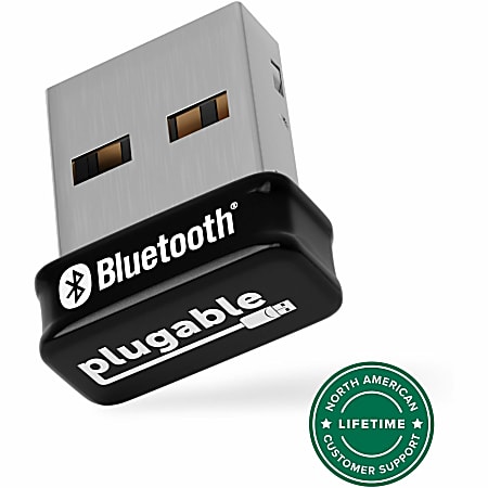 Plugable USB Bluetooth Adapter for PC, Bluetooth 5.0 Dongle