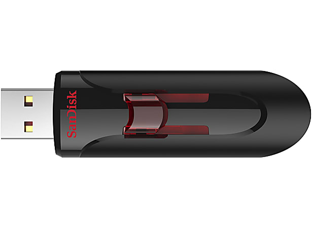 SanDisk® Cruzer™ Glide USB 3.0 Flash Drive, 256GB, Black