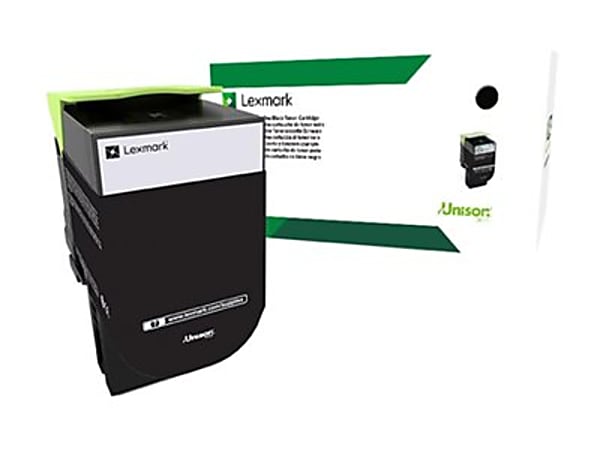Lexmark High Yield Laser Toner Cartridge - Black - 1 Pack - 4000 Pages Black
