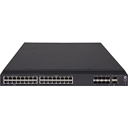 HP FlexFabric 5700-32XGT-8XG-2QSFP+ TAA-Compliant Switch