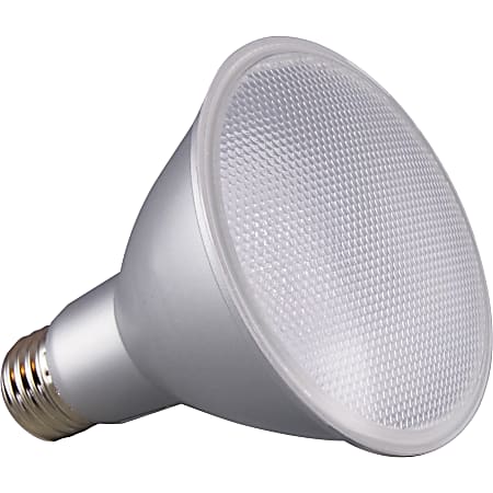 Satco PAR 30 LN LED Bulb - 12.50 W - 75 W Incandescent Equivalent Wattage - 120 V AC - 1000 lm - Parabolic Reflector - PAR30LN Size - Clear - Warm White Light Color - E26 Base - 25000 Hour - 4940.3degF (2726.8degC) Color Temperature - 90 CRI - 40