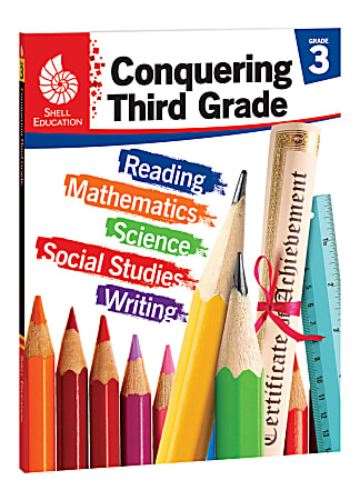 Shell Education Conquering The Grades, Grade 3, Red