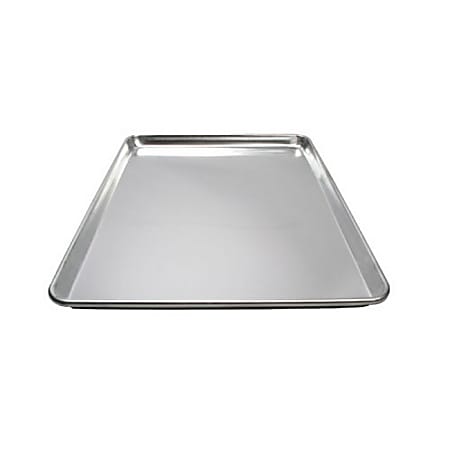 Winco 2/3 Size Aluminum Sheet Pan, 21-5/8"L x 15-13/16"W x 1"H, Silver