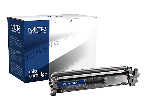 MICR Print Solutions Remanufactured High-Yield Black MICR Toner Cartridge Replacement For HP 30X, MCR30XM