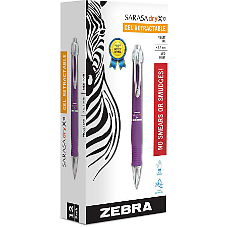 Purple ink best sale gel pens