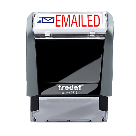 Trodat Printy 65% Recycled 4912 Self-Inking Message Stamp, EMAILED