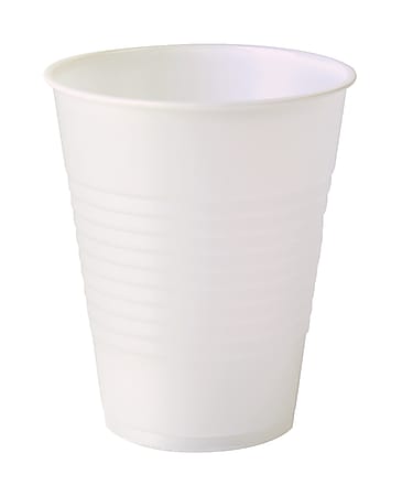 Highmark® Plastic Cups, 12 Oz, Translucent, Pack Of 50