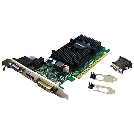 PNY Commercial GeForce GT 520 Graphic Card 810 MHz Core 1 GB DDR3 SDRAM PCI Express 2.0 x16 Low profile