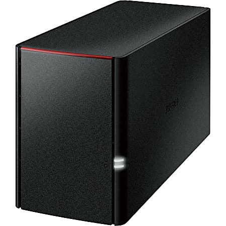 Buffalo LinkStation 220 8TB Personal Cloud Storage with Hard Drives Included - 2 x 4 TB HDD - Personal Cloud - Easy Setup - WebAccess - Backup Software - Gigabit Ethernet - USB Accessory Port