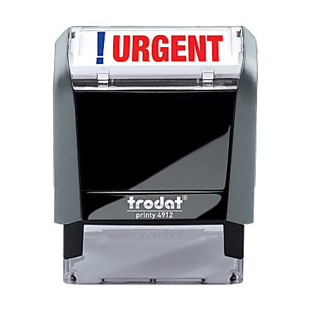 Trodat Printy 65% Recycled 4912 Self-Inking Message Stamp, URGENT