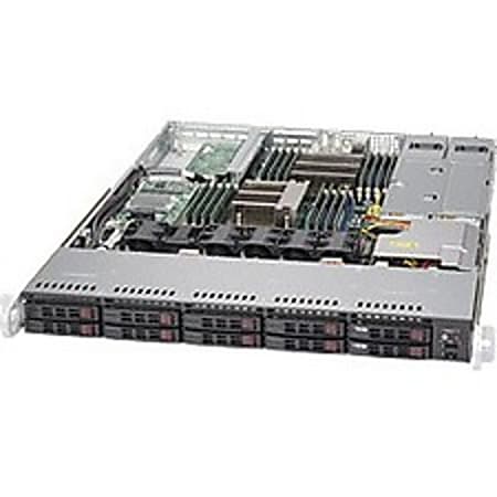 Supermicro SuperServer 1027R-WC1RT Barebone System - 1U Rack-mountable - Intel C602J Chipset - Socket R LGA-2011 - 2 x Processor Support - Black