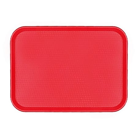 Cambro Fast Food Tray, 10” x 14", Red