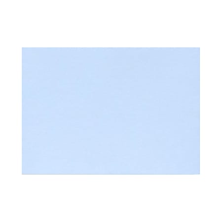 LUX Mini Flat Cards, #17, 2 9/16" x 3 9/16", Baby Blue, Pack Of 250