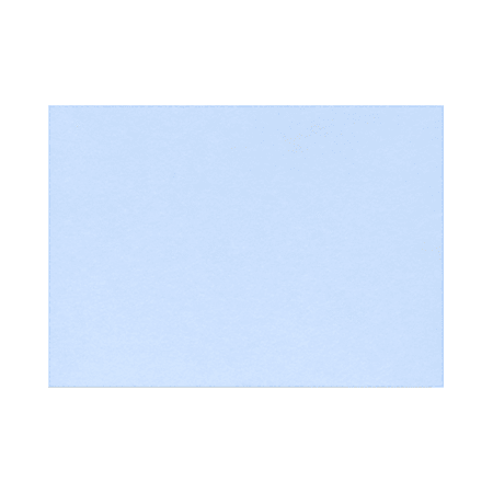 LUX Mini Flat Cards, #17, 2 9/16" x 3 9/16", Baby Blue, Pack Of 250