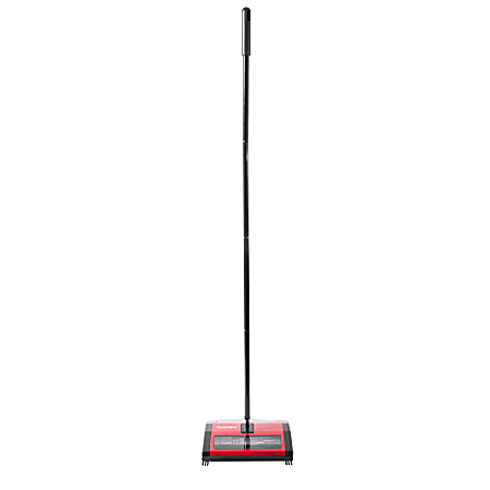 Sanitaire Commercial Upright Manual Sweeper, Red/Black