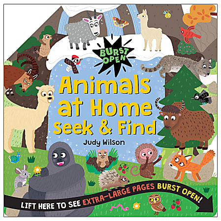 Flowerpot Press Animals At Home Seek & Find, Total Qty 1