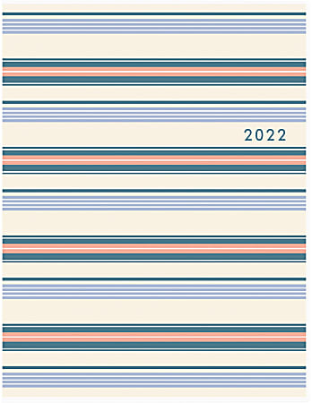 Blue Sky™ Clear Monthly Planner, 8-1/2" x 11", Erin, January To December 2022, 132846