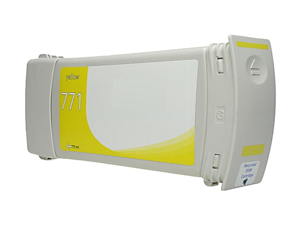 Clover Imaging Group Wide Format - 775 ml - yellow - compatible - remanufactured - ink cartridge (alternative for: HP CE040A, HP B6Y18A) -  - WH771Y