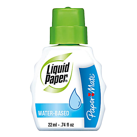 Paper Mate® Liquid Paper® Water-Based Correction Fluid, Pack Of 12