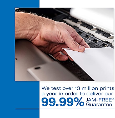 Hammermill® Premium Color Multi-Use Printer & Copy Paper, 5 Reams, Photo White, Letter (8.5" x 11"), 2500 Sheets Per Case, 28 Lb, 100 Brightness