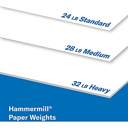 Hammermill Premium Color Multi Use Printer Copier Paper Letter Size 8 12 x  11 2500 Total Sheets 28 Lb Photo White 500 Sheets Per Ream Case Of 5 Reams  - Office Depot