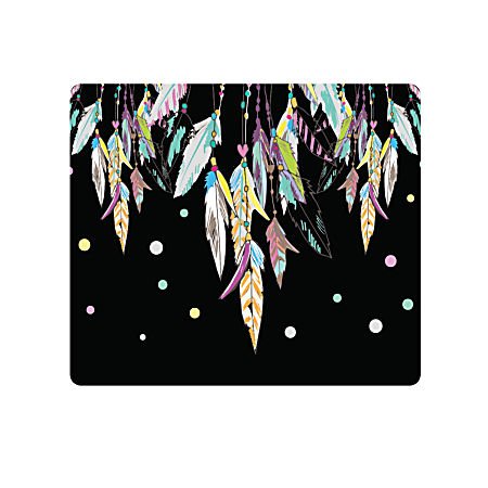 OTM Essentials Mouse Pad, Dream Catcher, 10" x 9.13", Black, PV1BM-HIP-09