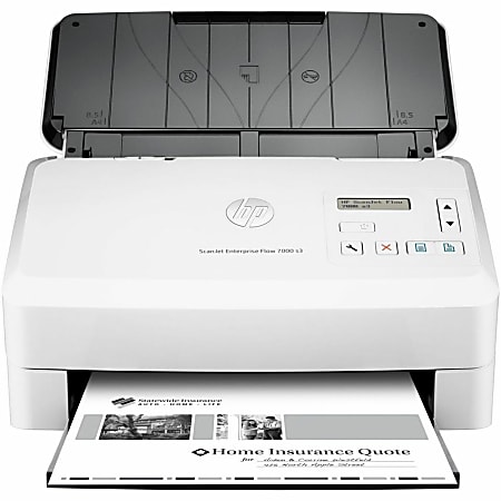 HP Scanjet 7000 s3 Sheetfed Scanner - 600 dpi Optical - 48-bit Color - 75 ppm (Mono) - 75 ppm (Color) - Duplex Scanning - USB