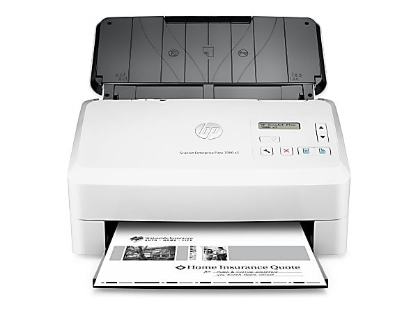 HP Scanjet 7000 s3 Sheetfed Scanner - 600 dpi Optical - White - 48-bit Color - 75 ppm (Mono) - 75 ppm (Color) - Duplex Scanning - USB