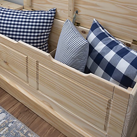 Backless corner shop bench