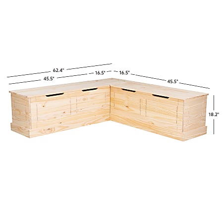 Backless breakfast sales nook bench